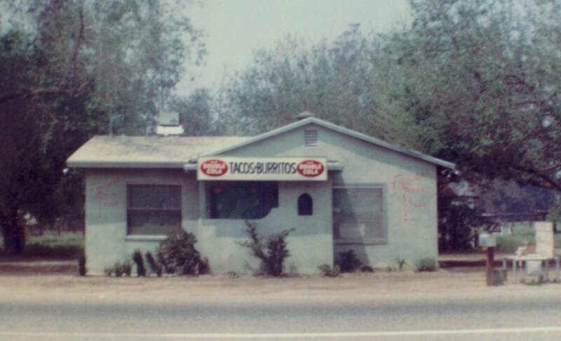 Our restaurant in 1972: Learn about the history of our authentic Mexican dishes and Mexican food catering.